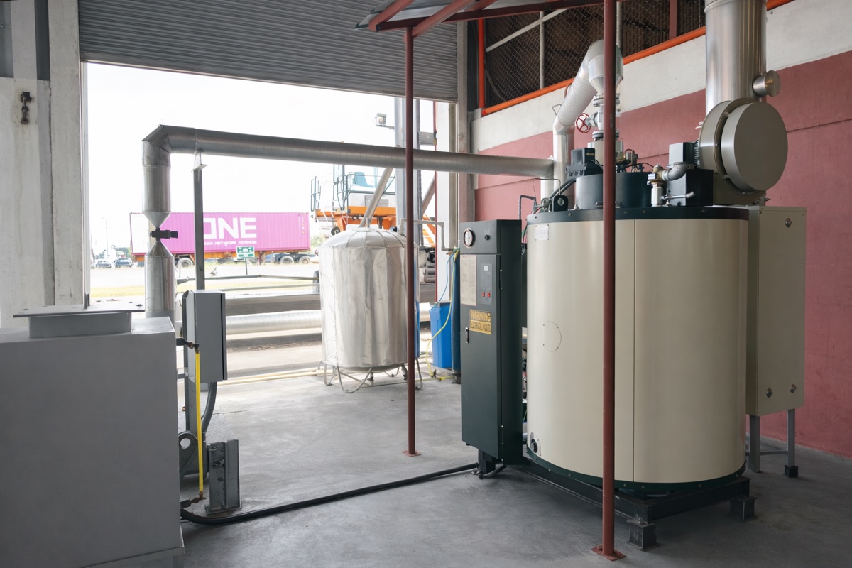 Industrial Steam Boiler System at UILS Facility