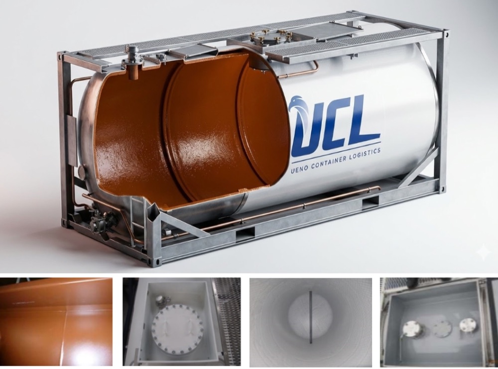 Special-Lined Acid Tank Container