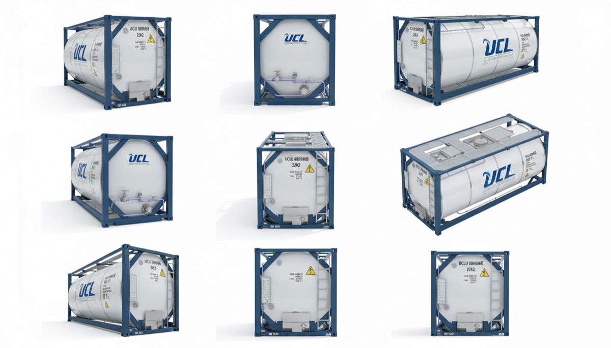 UCL ISO Tank Multi-Angle View