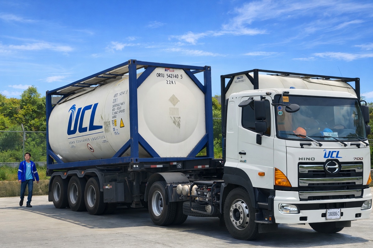 Multimodal Bulk Liquid Transportation with Hino Prime Mover